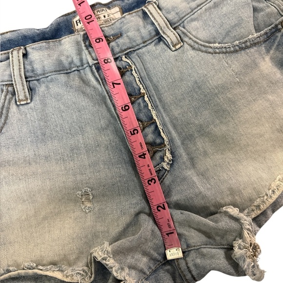 Free People Short Shorts Buttonfly - Picture 8 of 9